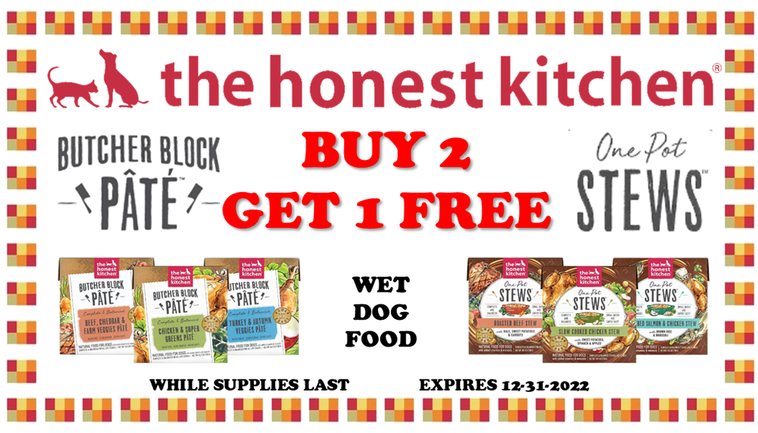 honest kitchen pate stews tetra dog food sale coupon