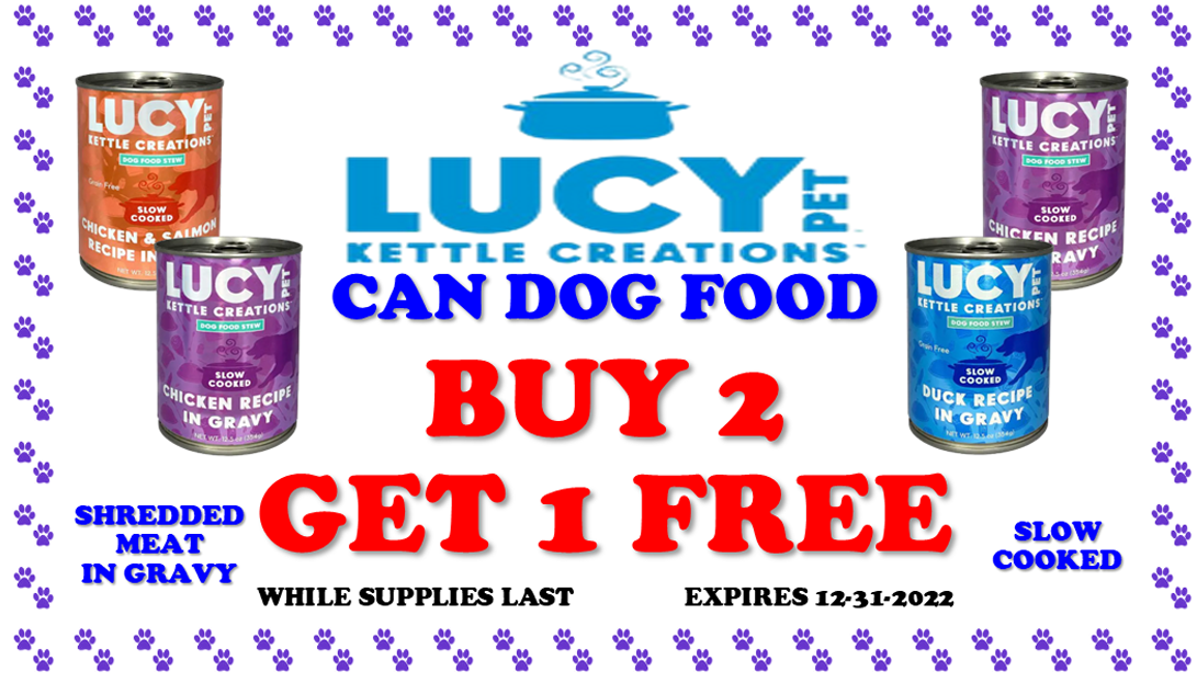 lucy pet kettle creations can dog food sale coupon