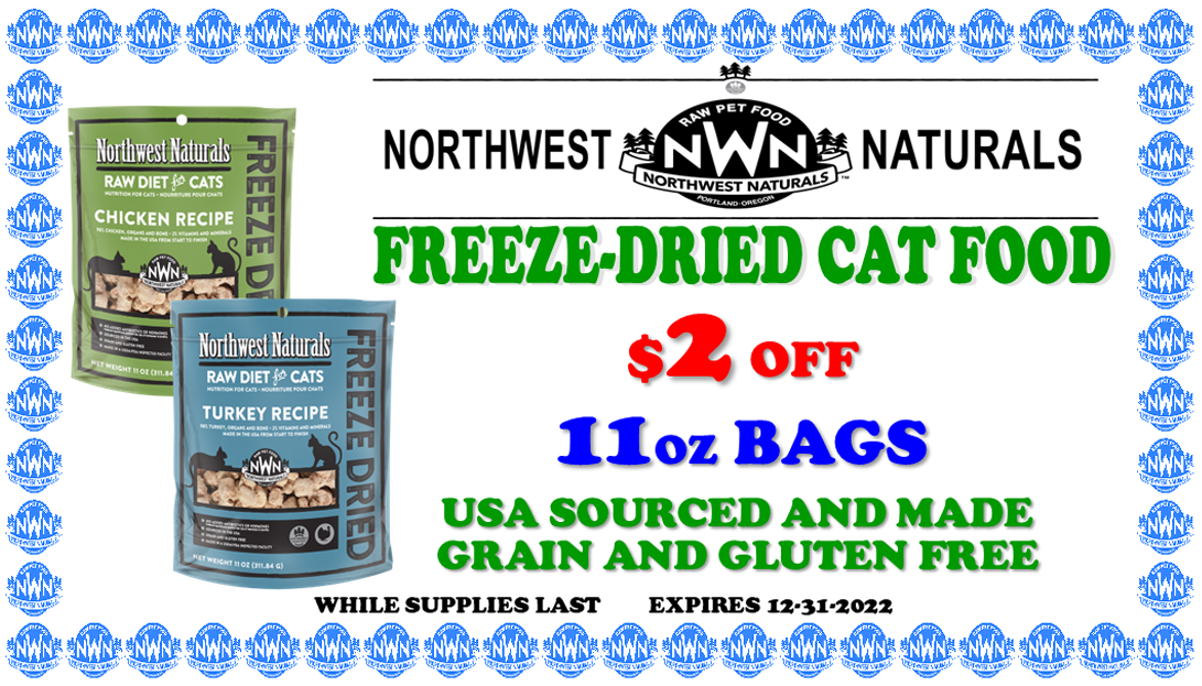 northwest naturals freeze dried cat food sale coupon