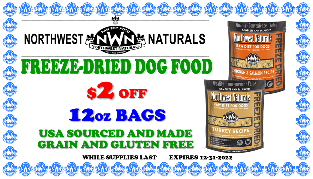 northwest naturals freeze dried dog food sale coupon