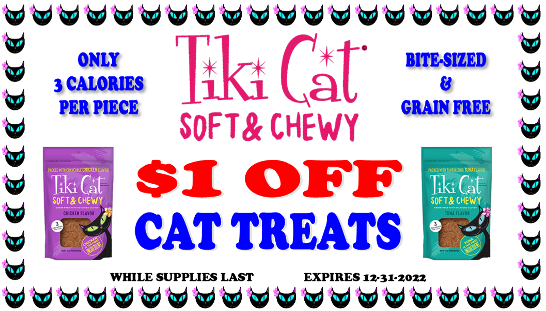 tiki cat soft and chewy treats cat sale coupon