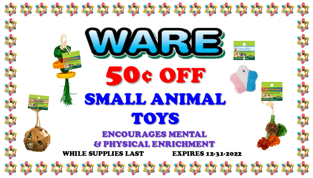 ware enrichment toys small animal sale coupon